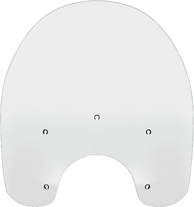 MEMPHIS SHADES 2310-0431 Replacement Shield - 15" - Clear - FLS