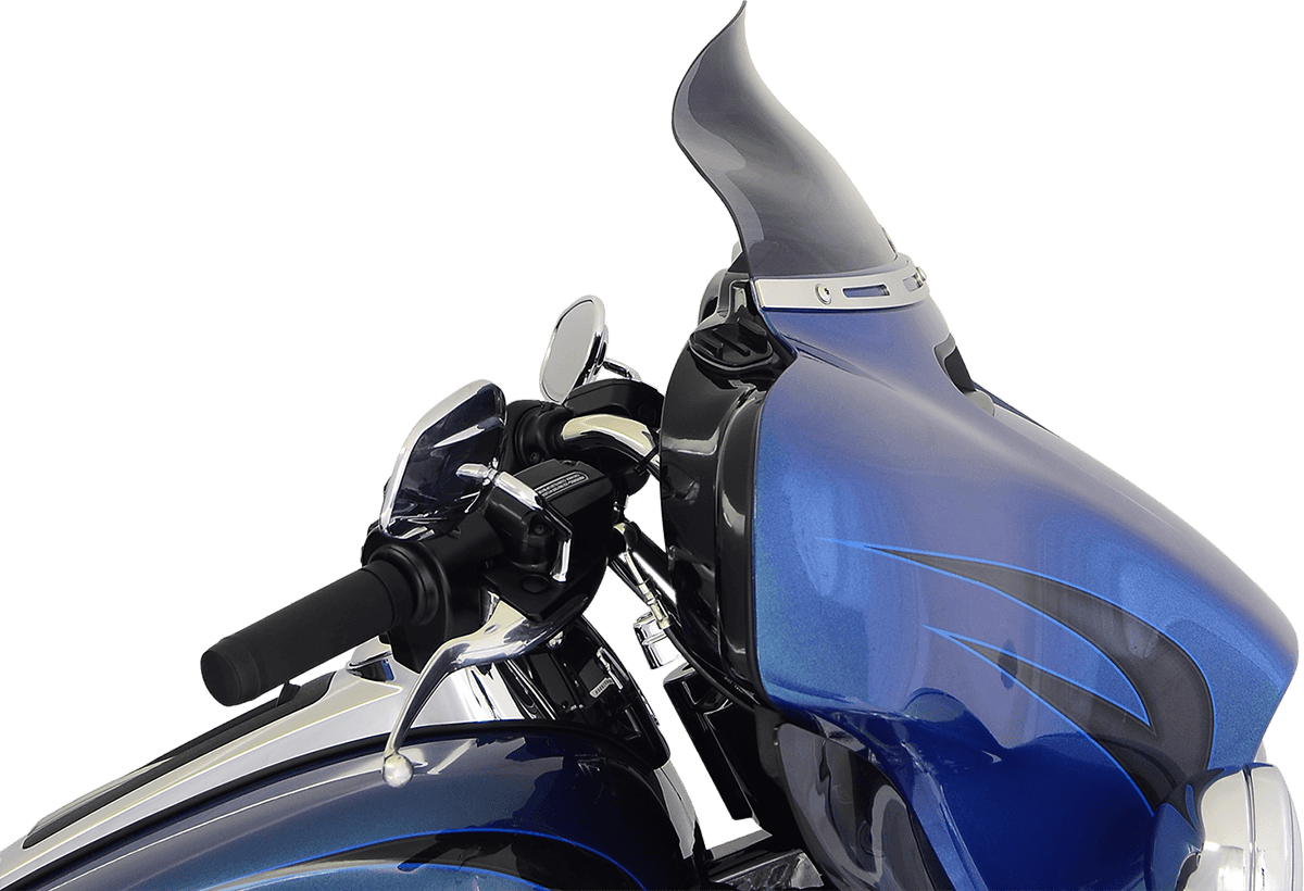 KLOCK WERKS 2310-0474 Flare® Windshield - 6-1/2" - Dark Smoke - '14-'25 FLH