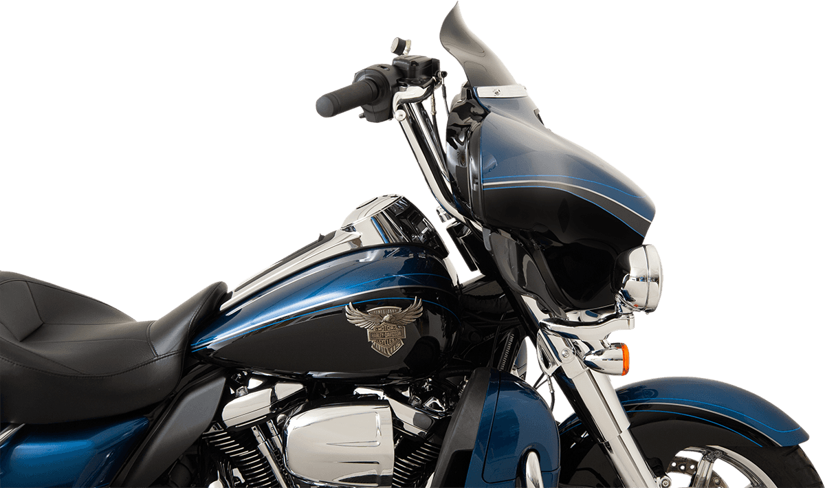 KLOCK WERKS 2310-0475 Flare® Windshield - 6-1/2" - Black - '14-'25 FLH