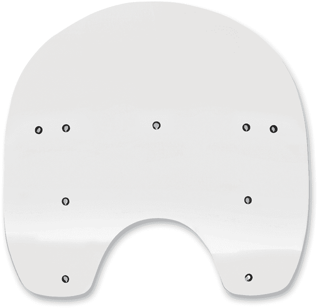MEMPHIS SHADES 2310-0492 Replacement Shield - 15" - Clear - FXDWG