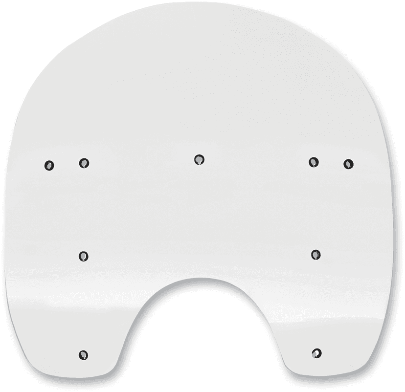 MEMPHIS SHADES 2310-0492 Replacement Shield - 15" - Clear - FXDWG