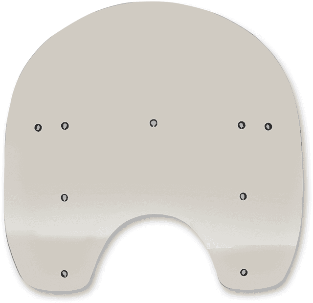MEMPHIS SHADES 2310-0500 Replacement Shield - 15" - Solar - FXDWG