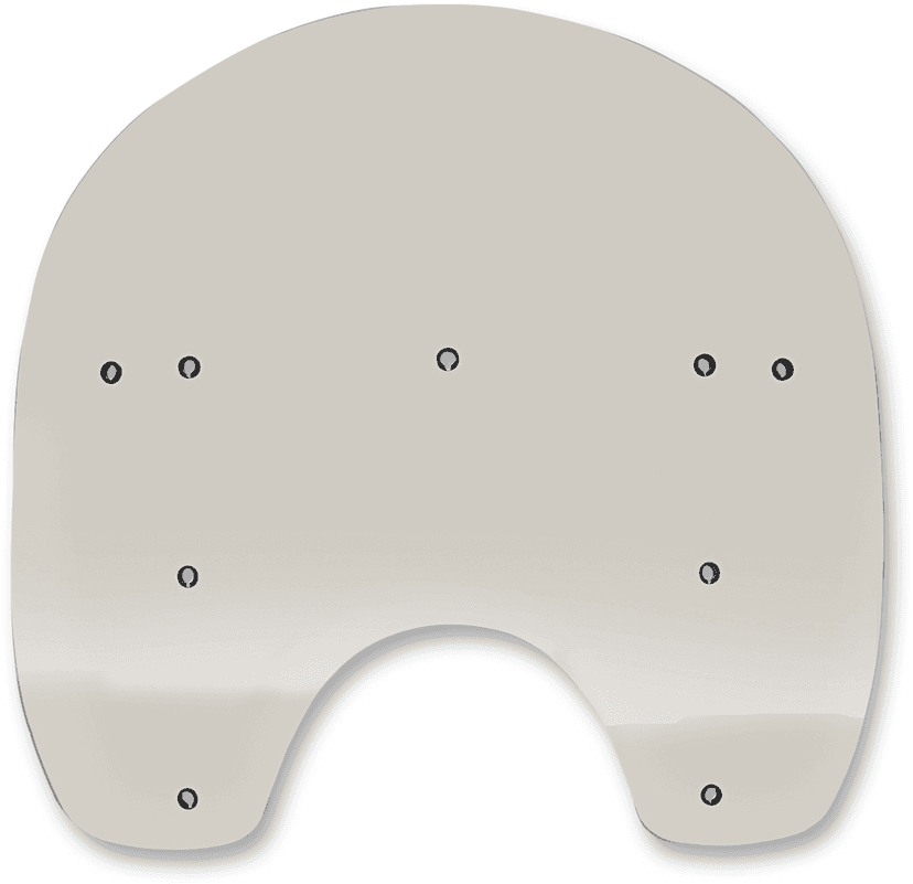 MEMPHIS SHADES 2310-0500 Replacement Shield - 15" - Solar - FXDWG