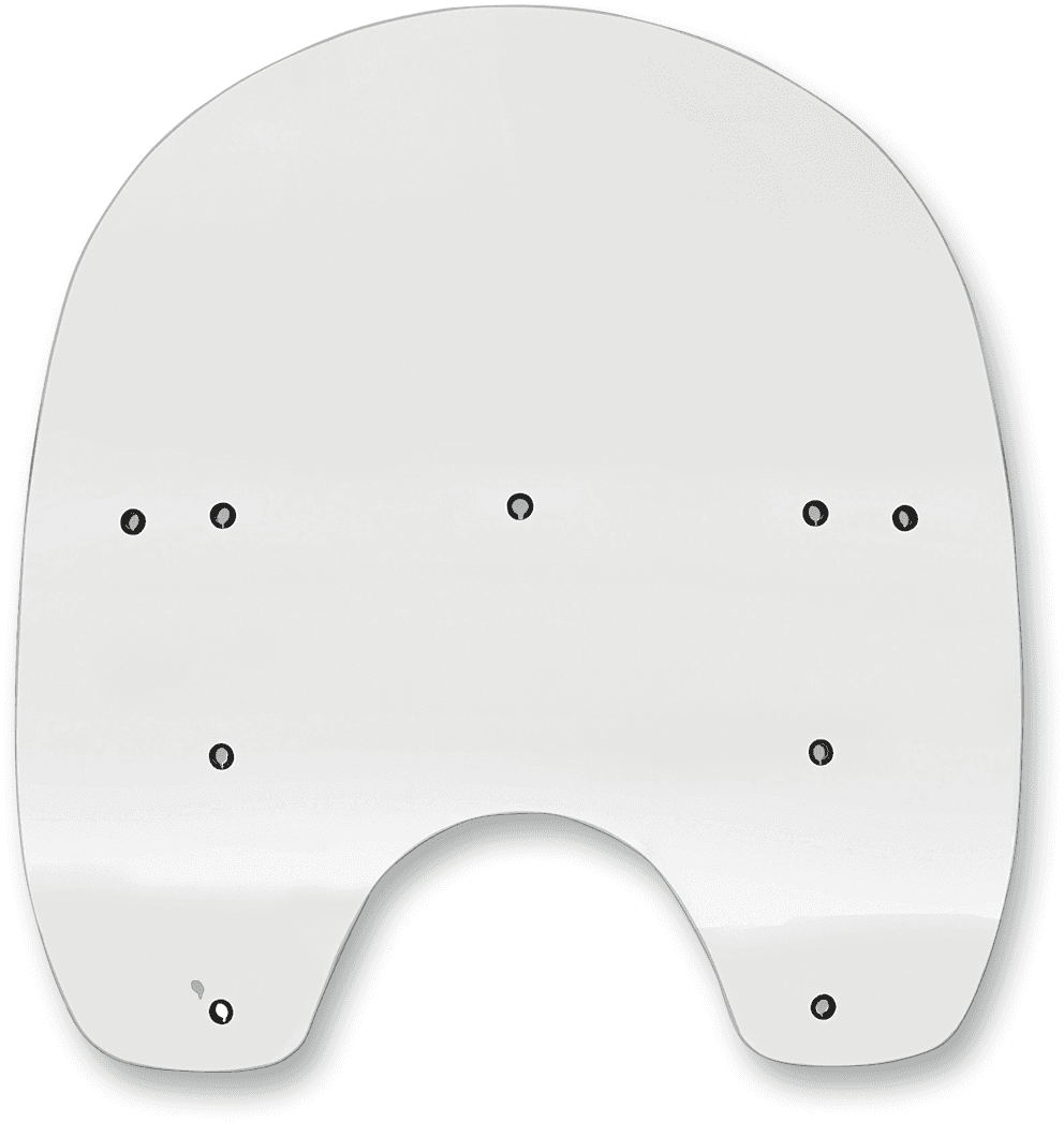 MEMPHIS SHADES 2310-0501 Replacement Shield - 17" - Clear - FXDWG