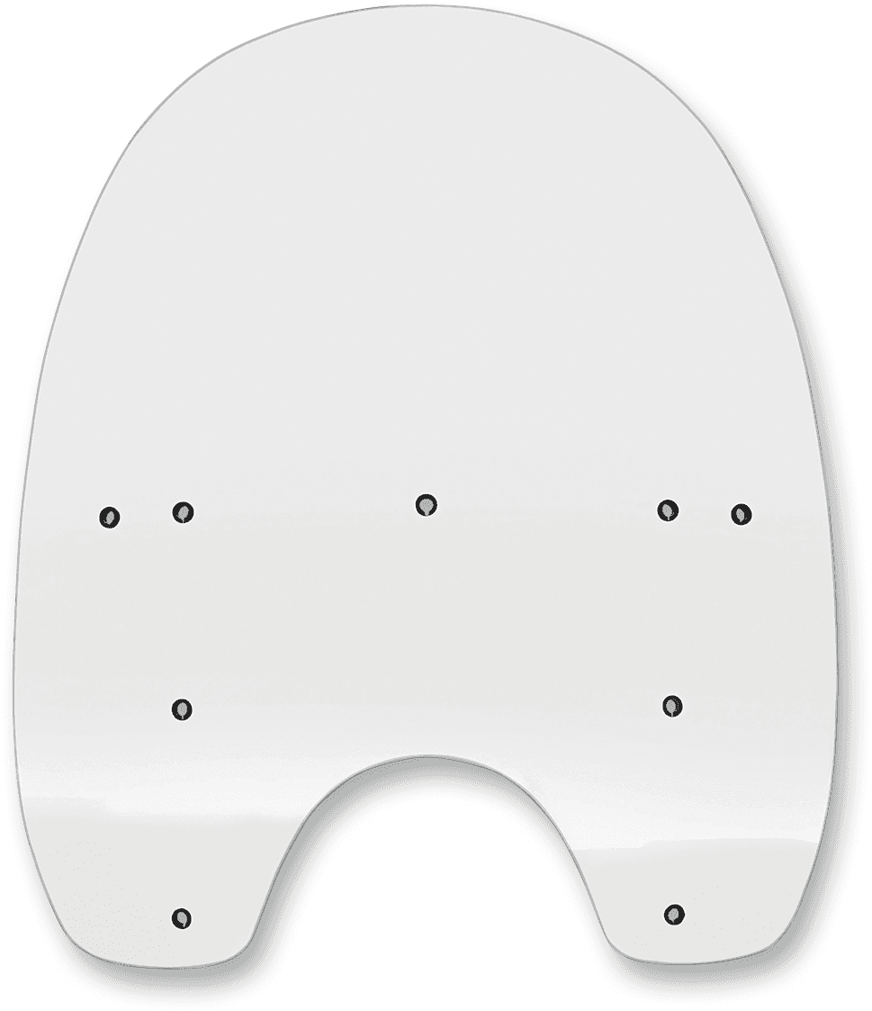 MEMPHIS SHADES 2310-0510 Replacement Shield - 19" - Clear - FXDWG