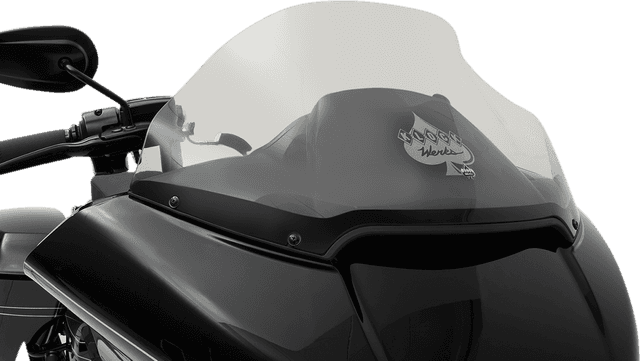 KLOCK WERKS 2310-0570 Sport Flare® Windshield - 14" - Dark Smoke - '15-'25 FLTR — image 6 of 8