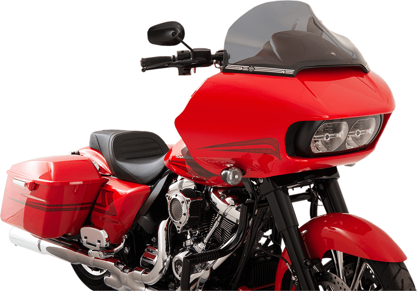 KLOCK WERKS 2310-0570 Sport Flare® Windshield - 14" - Dark Smoke - '15-'25 FLTR — image 5 of 8