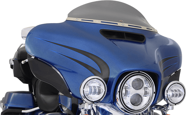 KLOCK WERKS 2310-0572 Flare® Windshield - 5" - Dark Smoke - '14-'25 FLH — image 3 of 3
