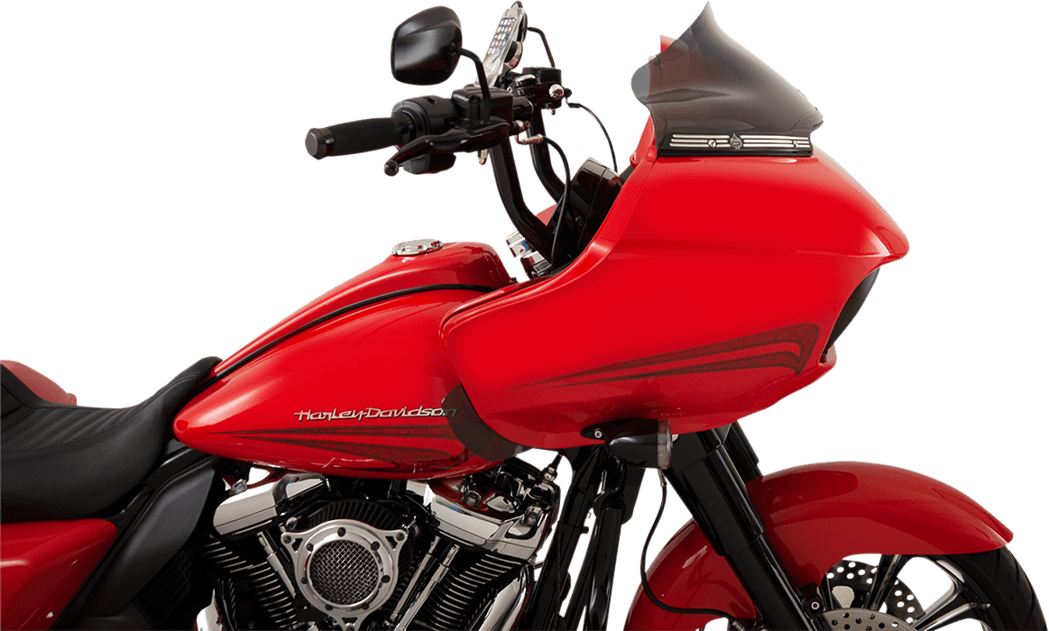 KLOCK WERKS 2310-0581 Sport Flare® Windshield - 9" - Dark Smoke - '15-'25 FLTR