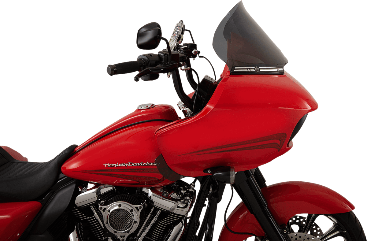 KLOCK WERKS 2310-0584 Pro-Touring Flare® Windshield - 12" - Dark Smoke - '15-'25 FLTR