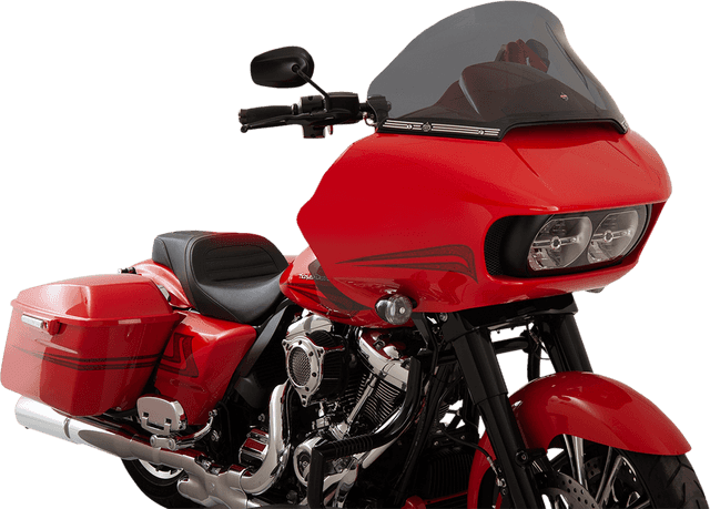 KLOCK WERKS 2310-0584 Pro-Touring Flare® Windshield - 12" - Dark Smoke - '15-'25 FLTR — image 4 of 4