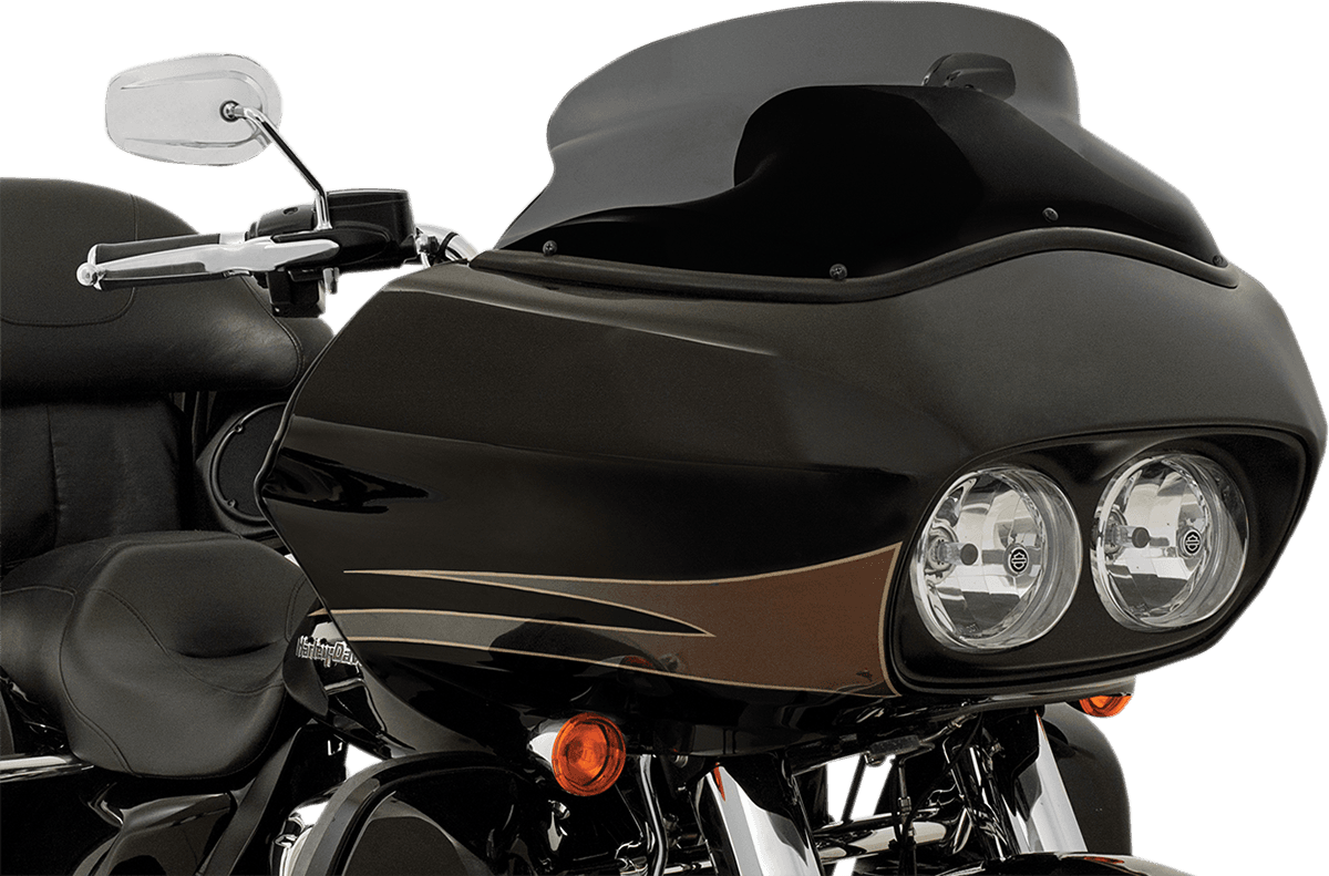 MEMPHIS SHADES 2310-0602 Spoiler Windshield - 6-1/2" - Black - '98-'13 FLTR