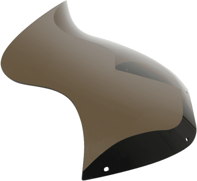 MEMPHIS SHADES 2310-0609 Spoiler Windshield - 10" - Smoke - '98-'13 FLTR — image 2 of 2