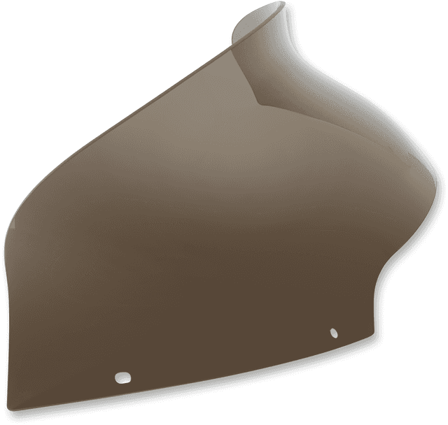MEMPHIS SHADES 2310-0613 Spoiler Windshield - 5-1/2" - Smoke - FLTR — image 2 of 2