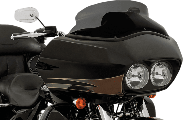 MEMPHIS SHADES 2310-0621 Spoiler Windshield - 6-1/2" - Black - FLTR — image 2 of 2