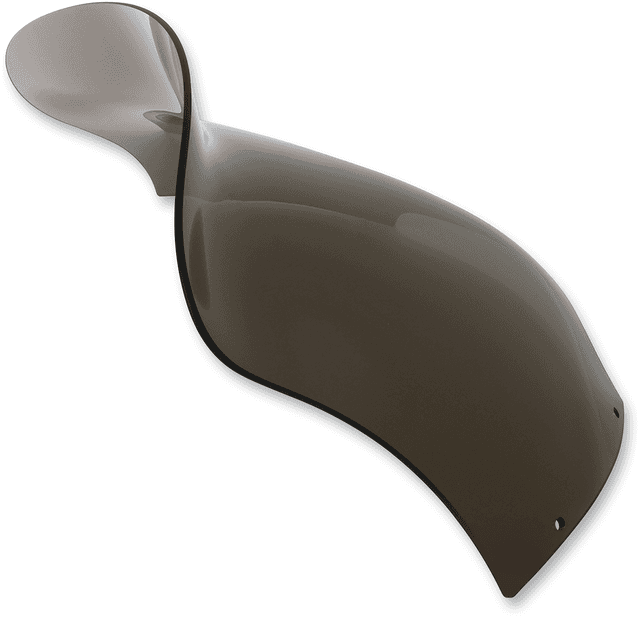 MEMPHIS SHADES 2310-0628 Spoiler Windshield - 10" - Smoke - FLTR — image 2 of 2
