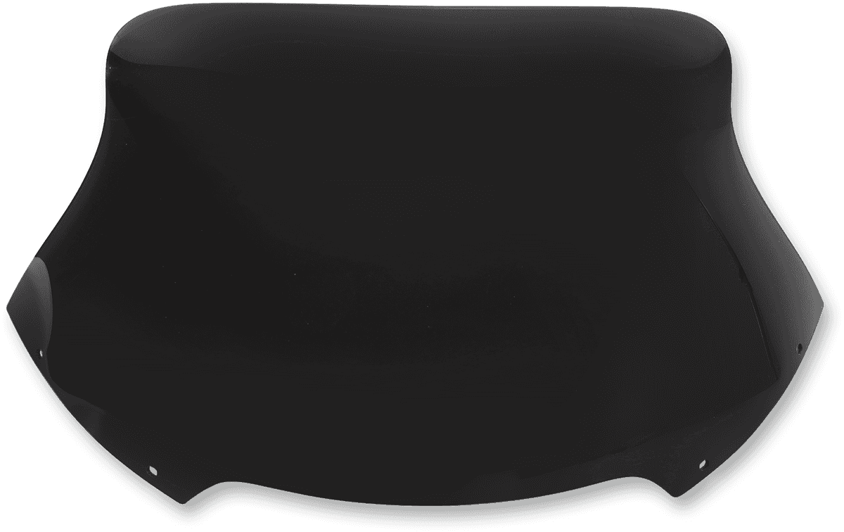 MEMPHIS SHADES 2310-0630 Spoiler Windshield - 10" - Dark Smoke - FLTR