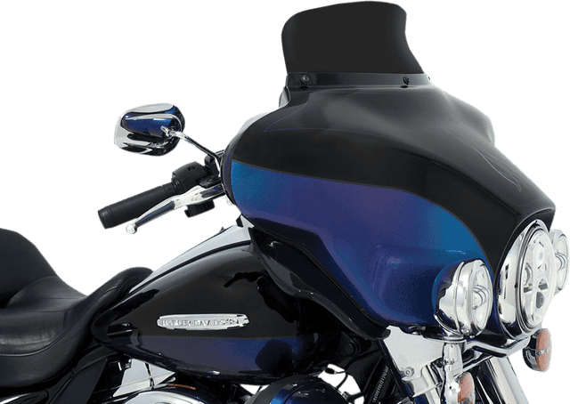 MEMPHIS SHADES 2310-0664 Spoiler Windshield - 5" - Dark Black Smoke - '96-'13 FLH — image 1 of 2