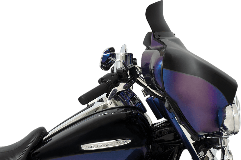 MEMPHIS SHADES 2310-0664 Spoiler Windshield - 5" - Dark Black Smoke - '96-'13 FLH — image 2 of 2