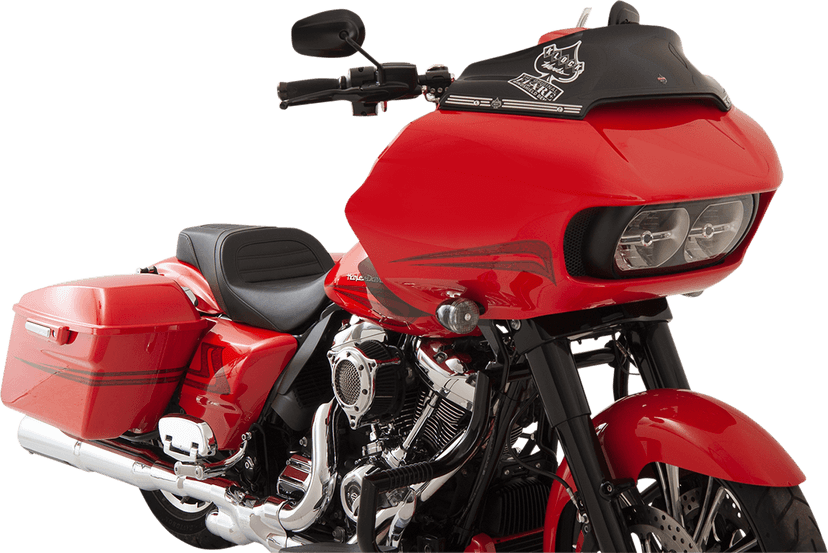 KLOCK WERKS 2310-0671 Sport Flare® Windshield - 6" - Black - '15-'25 FLTR — image 4 of 6