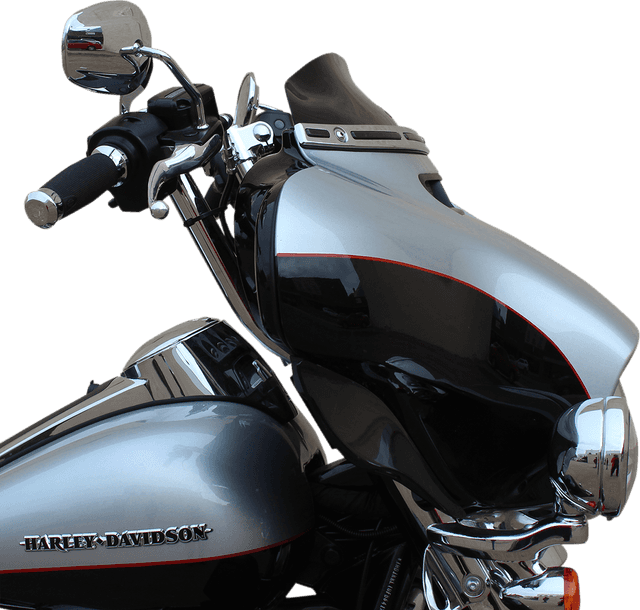 KLOCK WERKS 2310-0672 Flare® Windshield - 4" - Black - '14-'25 FLH — image 1 of 3