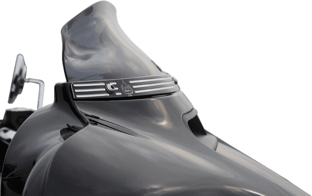 KLOCK WERKS 2310-0673 Flare® Windshield - 4" - Dark Smoke - '14-'25 FLH — image 1 of 4