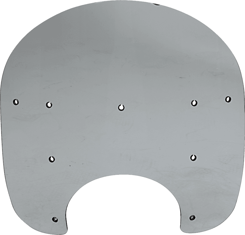 MEMPHIS SHADES 2310-0691 Road King Replacement Plastic - 15" - Black Smoke — image 1 of 8