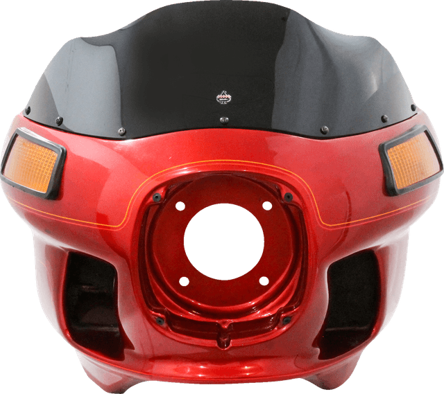KLOCK WERKS 2310-0714 Flare® Windshield - 9" - Black - '83-'93 FXRT — image 3 of 3