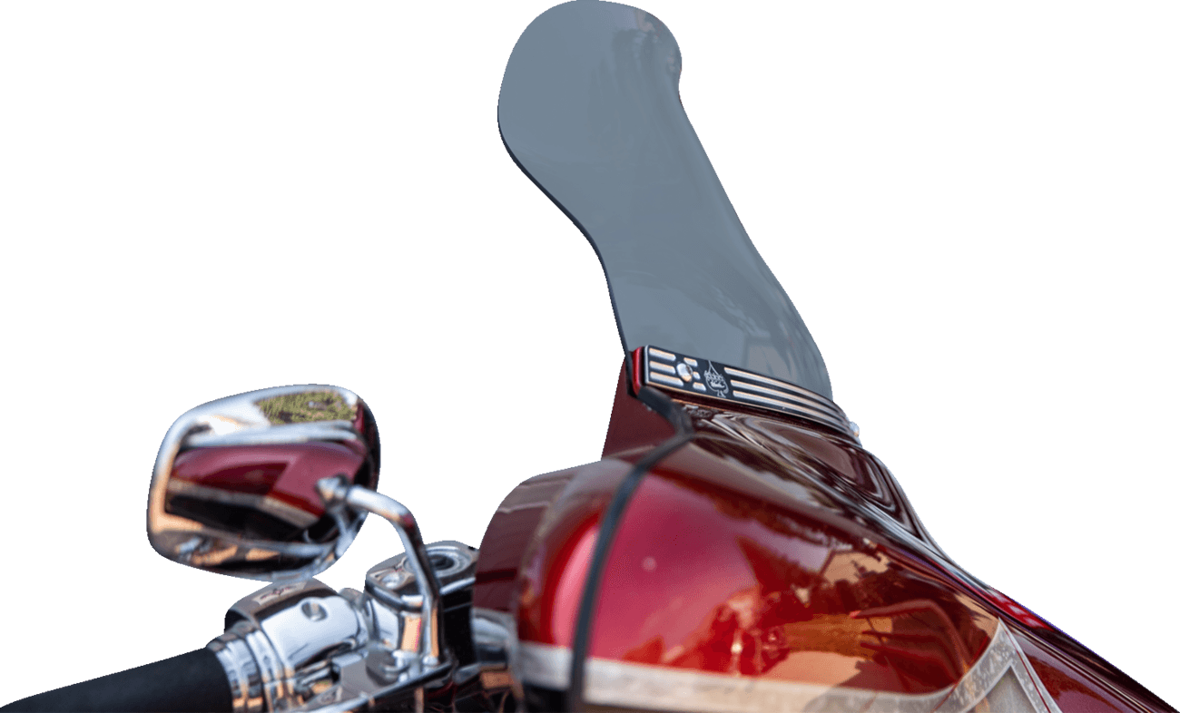 KLOCK WERKS 2310-0716 Flare® Windshield - 10-1/2" - Tint - '96-'13 FLH