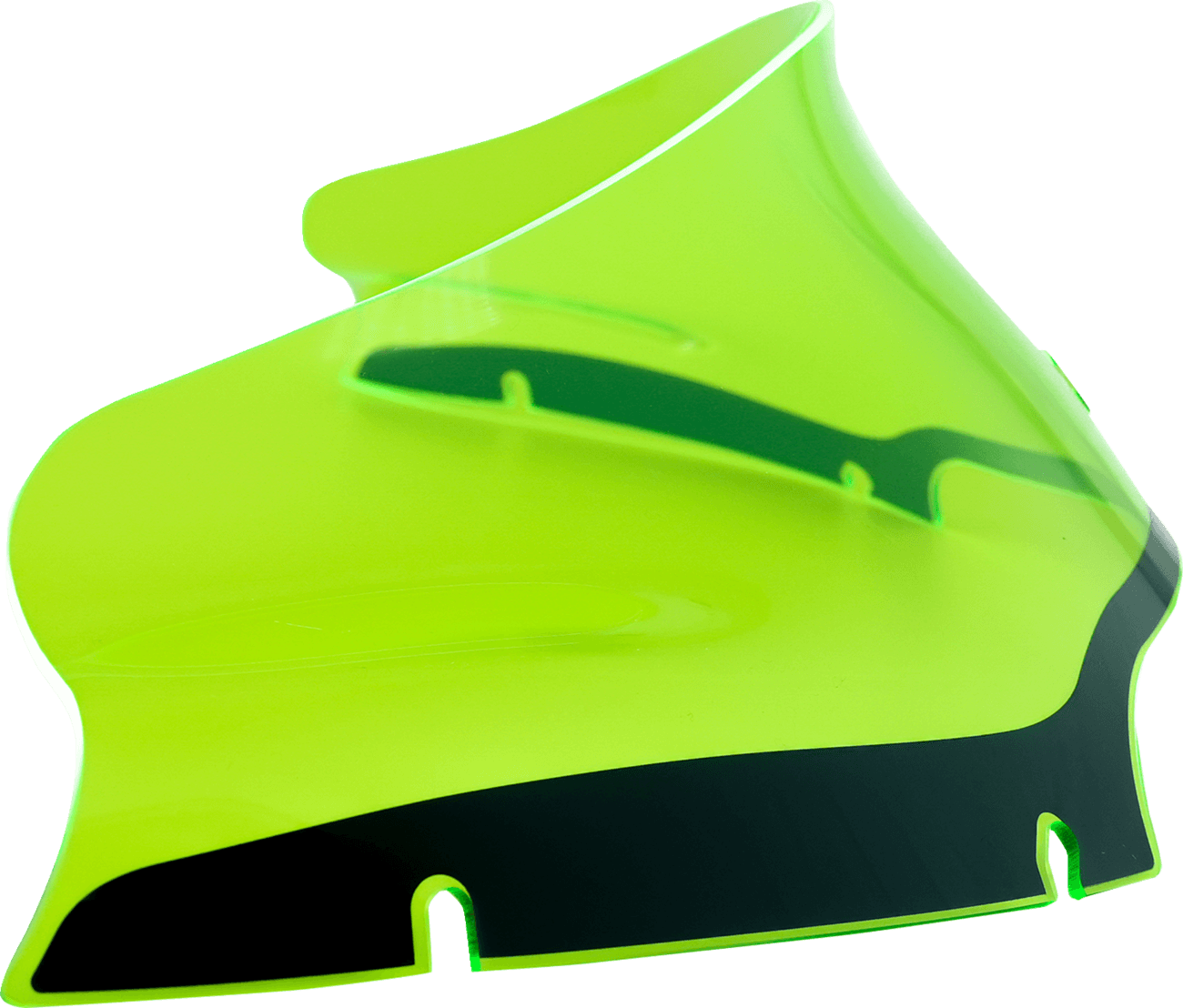 KLOCK WERKS 2310-0726 Ice Flare® Windshield - 6" - Green Ice - '15-'25 FLTR