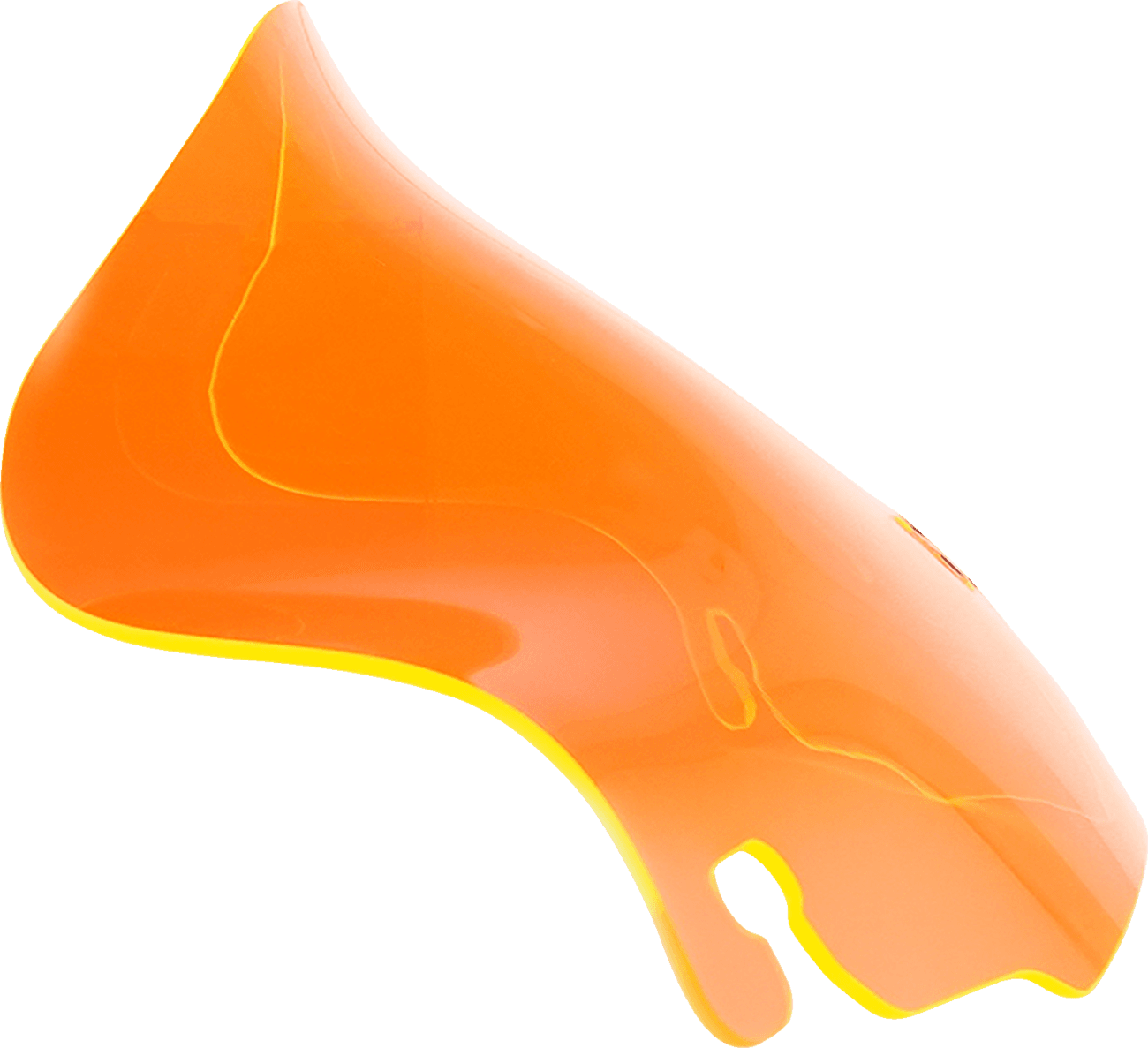 KLOCK WERKS 2310-0733 Ice Flare® Windshield - 6.5" - Orange Ice - '96-'13 FLHT/FLHX