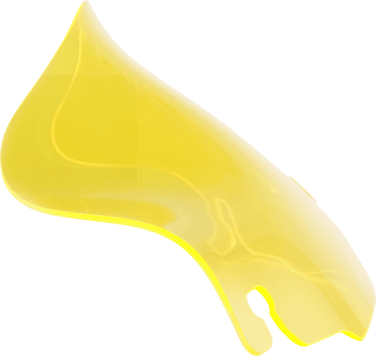 KLOCK WERKS 2310-0734 Ice Flare® Windshield - 6.5" - Yellow Ice - '96-'13 FLHT/FLHX