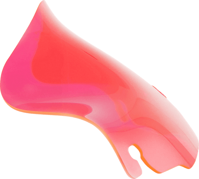 KLOCK WERKS 2310-0735 Ice Flare® Windshield - 6.5" - Pink Ice - '96-'13 FLHT/FLHX — image 1 of 2