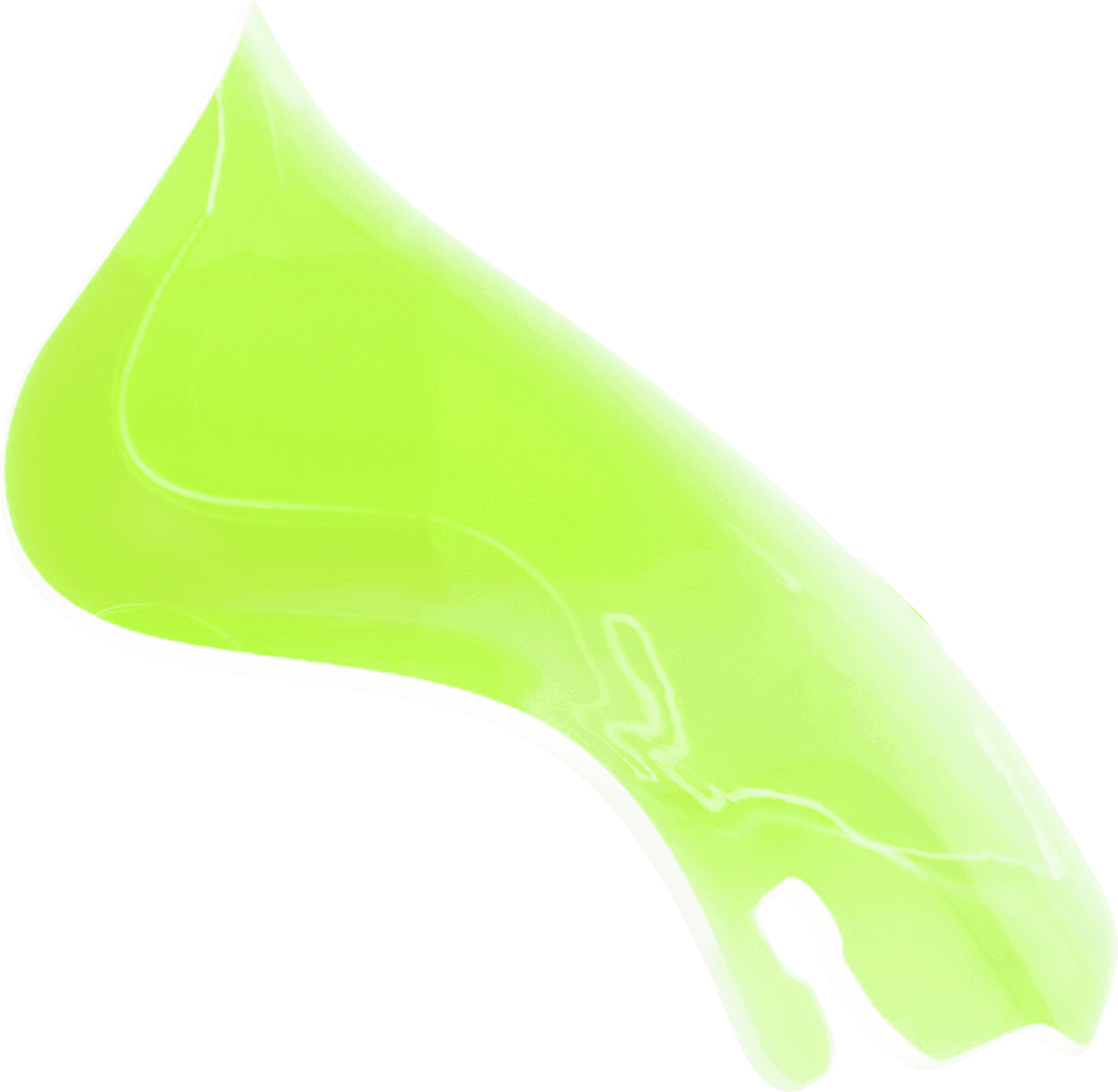 KLOCK WERKS 2310-0736 Ice Flare® Windshield - 6.5" - Green Ice - '96-'13 FLHT/FLHX