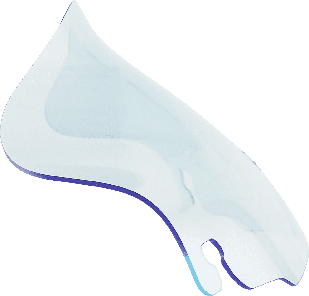 KLOCK WERKS 2310-0737 Ice Flare® Windshield - 6.5" - Blue Ice - '96-'13 FLHT/FLHX