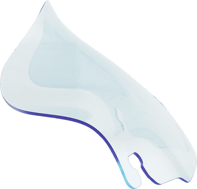 KLOCK WERKS 2310-0737 Ice Flare® Windshield - 6.5" - Blue Ice - '96-'13 FLHT/FLHX — image 1 of 2