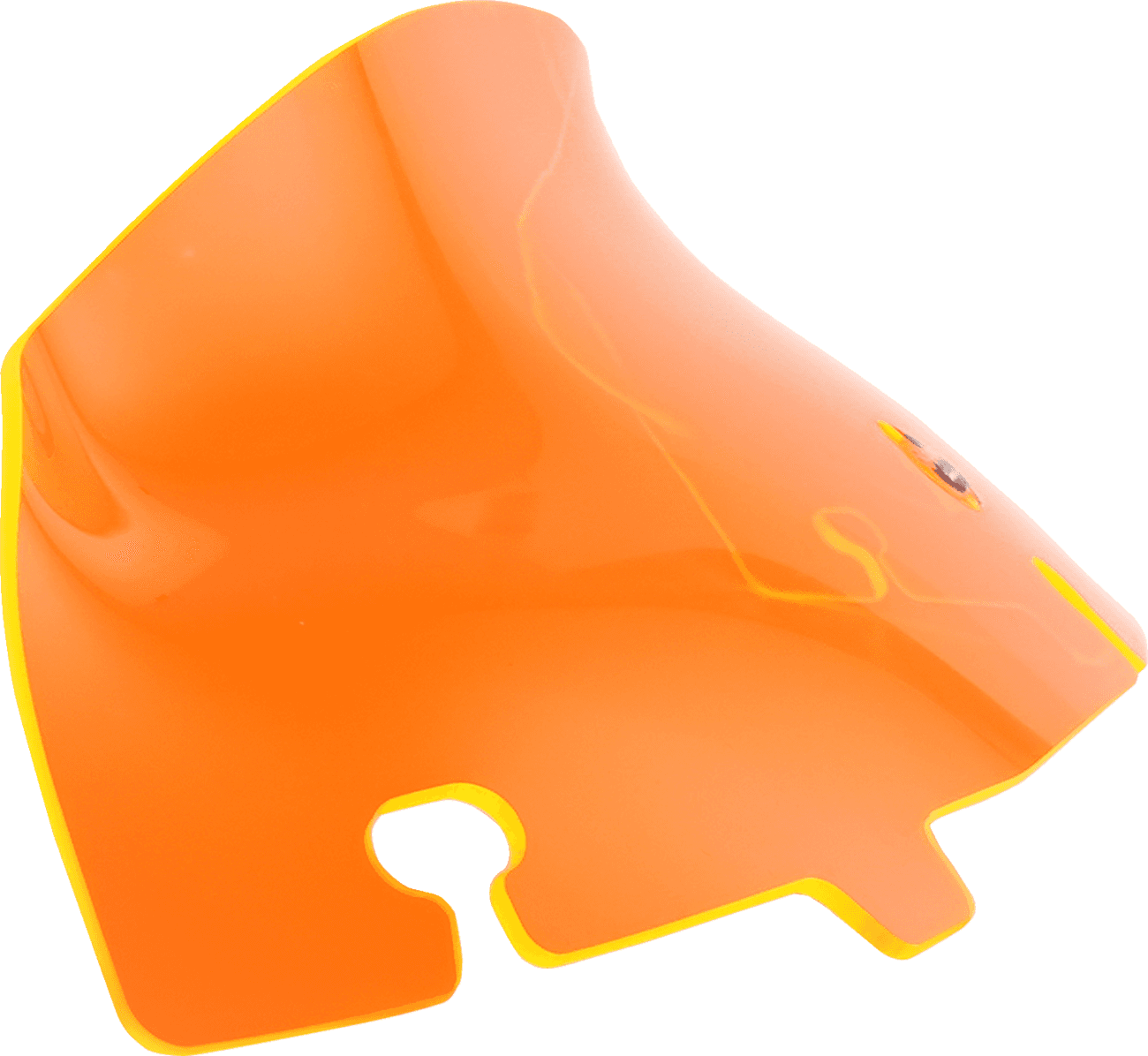 KLOCK WERKS 2310-0743 Ice Flare® Windshield - 4" - Orange Ice - '14-'25 FLHT/FLHX