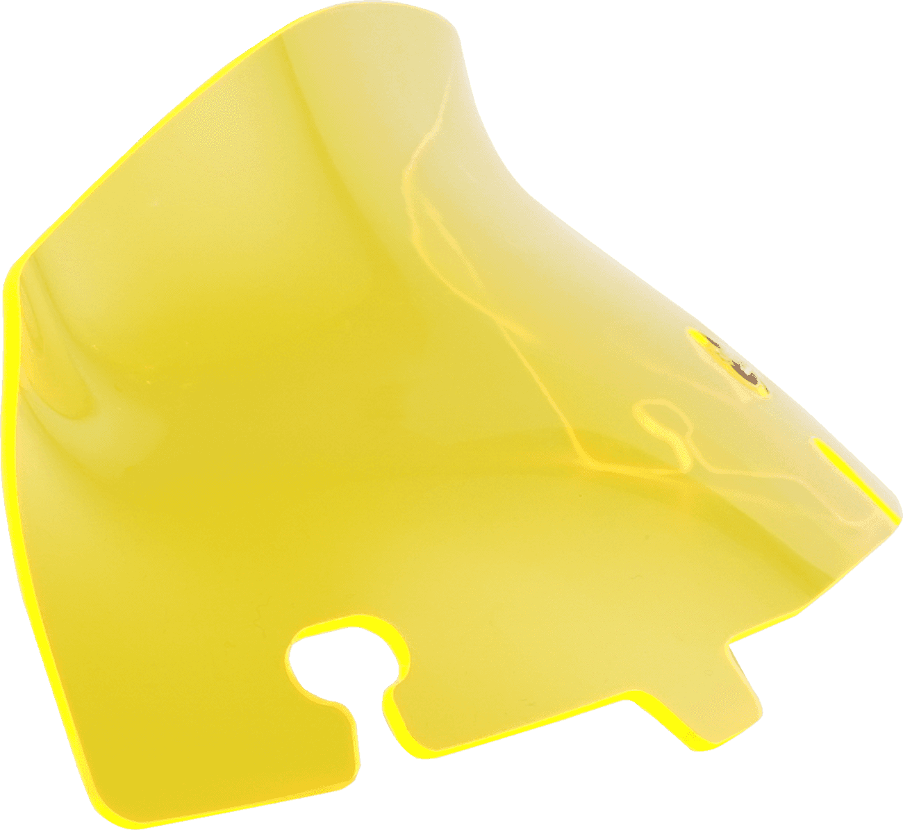 KLOCK WERKS 2310-0744 Ice Flare® Windshield - 4" - Yellow Ice - '14-'25 FLHT/FLHX