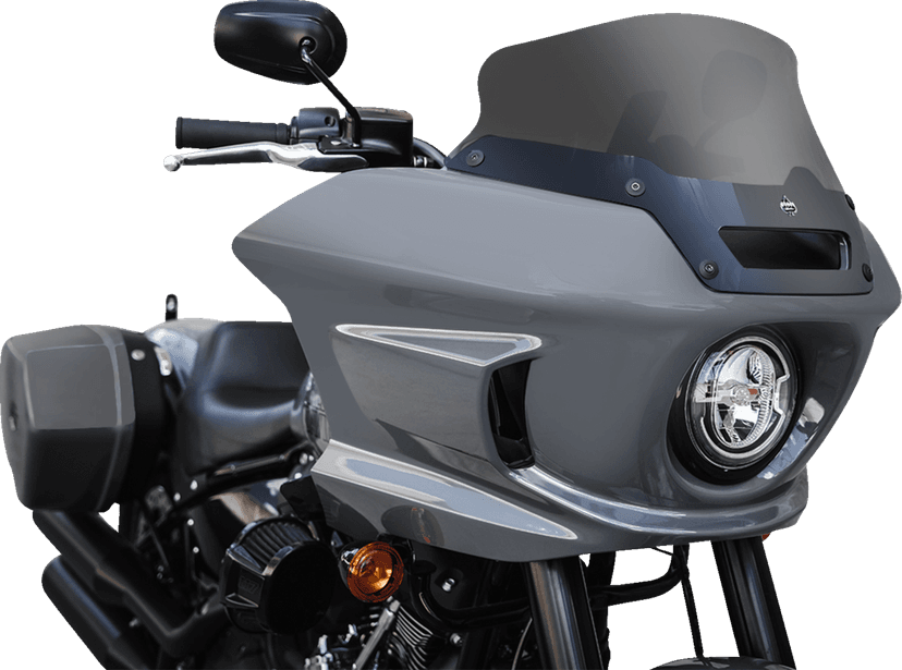 KLOCK WERKS 2310-0761 Flare® Windshield - 6" - Dark Smoke - FXLRST — image 4 of 13