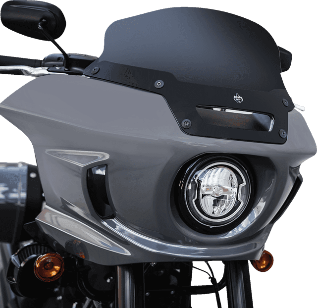 KLOCK WERKS 2310-0761 Flare® Windshield - 6" - Dark Smoke - FXLRST — image 9 of 13