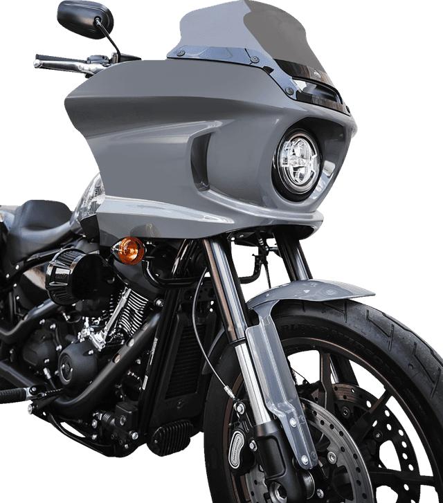 KLOCK WERKS 2310-0761 Flare® Windshield - 6" - Dark Smoke - FXLRST — image 13 of 13