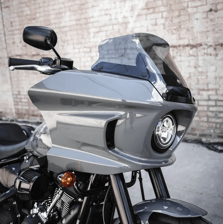 KLOCK WERKS 2310-0761 Flare® Windshield - 6" - Dark Smoke - FXLRST — image 7 of 13