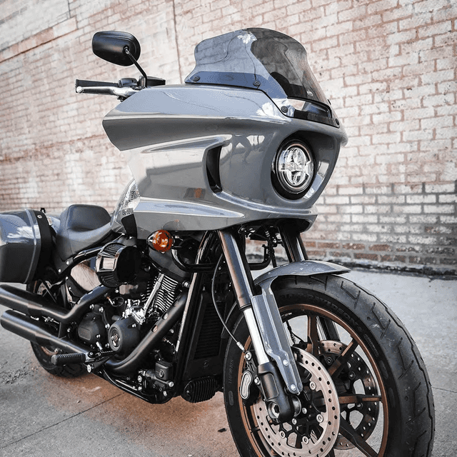 KLOCK WERKS 2310-0761 Flare® Windshield - 6" - Dark Smoke - FXLRST — image 8 of 13
