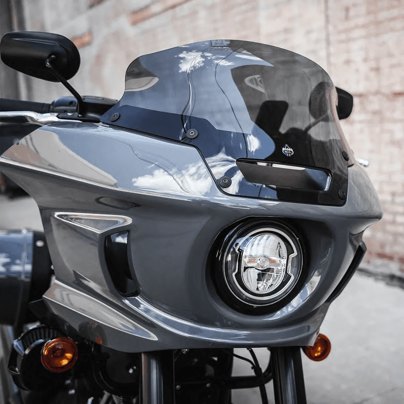 KLOCK WERKS 2310-0761 Flare® Windshield - 6" - Dark Smoke - FXLRST — image 1 of 13