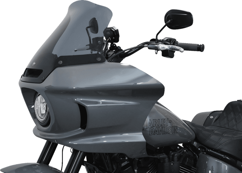 KLOCK WERKS 2310-0770 Flare® Windshield - 10" - Dark Smoke - FXLRST — image 1 of 5