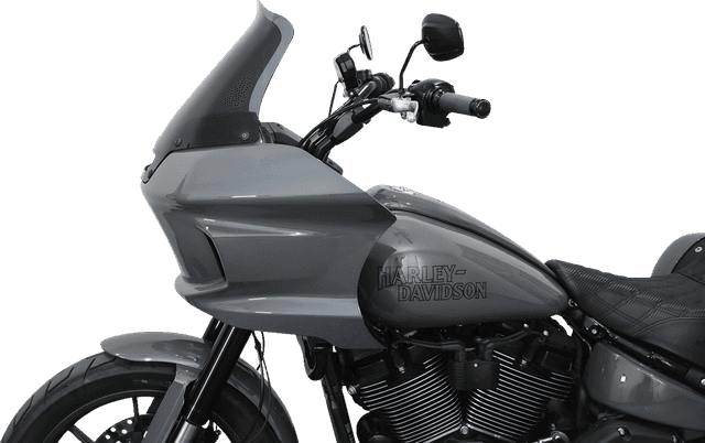 KLOCK WERKS 2310-0770 Flare® Windshield - 10" - Dark Smoke - FXLRST — image 4 of 5