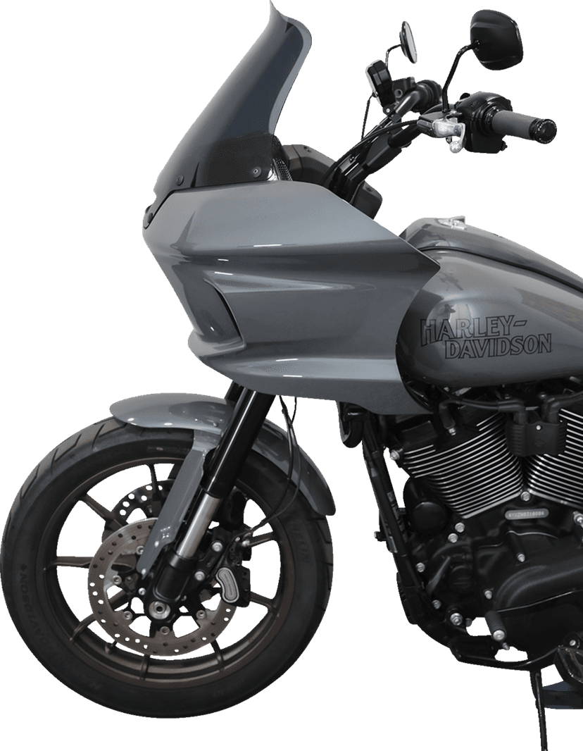 KLOCK WERKS 2310-0770 Flare® Windshield - 10" - Dark Smoke - FXLRST — image 3 of 5