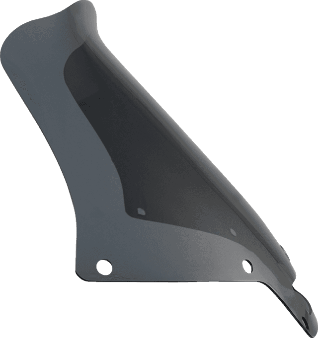 KLOCK WERKS 2310-0770 Flare® Windshield - 10" - Dark Smoke - FXLRST — image 5 of 5