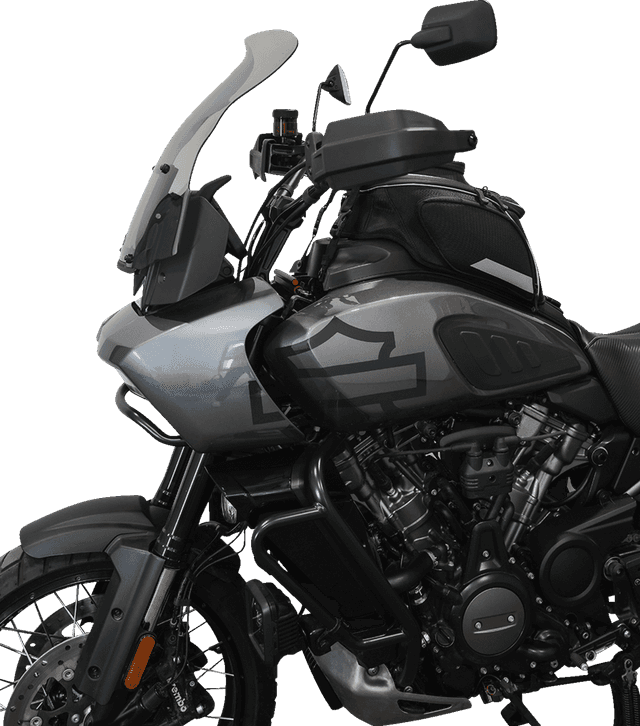 KLOCK WERKS 2310-0774 Flare® Windshield - 15-1/2" - Tint - '21-'25 Pan America — image 4 of 11
