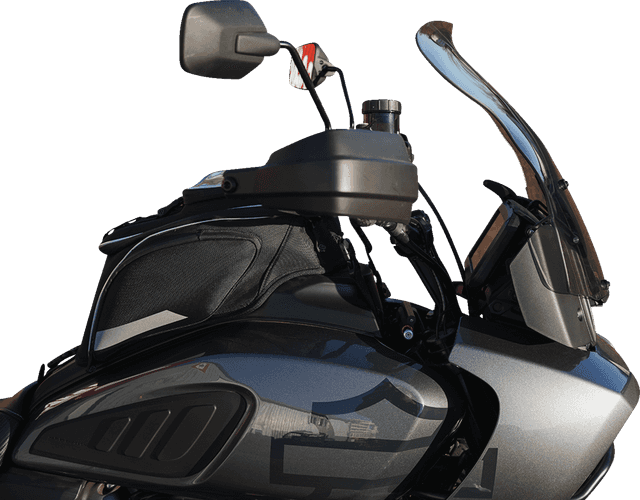 KLOCK WERKS 2310-0774 Flare® Windshield - 15-1/2" - Tint - '21-'25 Pan America — image 6 of 11